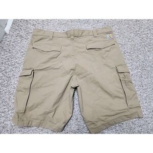 Carhartt Cargo Shorts 42 (40x10 Measured) Rugged Flex Canvas Relaxed Fit Tan